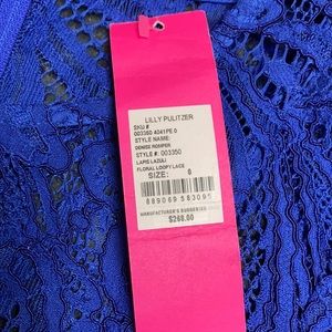 Lilly Pulitzer Denise Flounce Sleeve Romper NWT 0